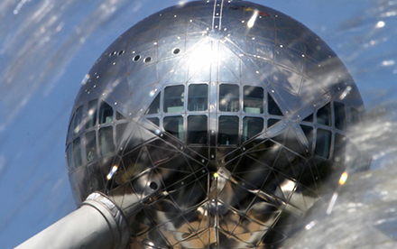 Photo en couleur de Marilg : l'Atomium, Bruxelles